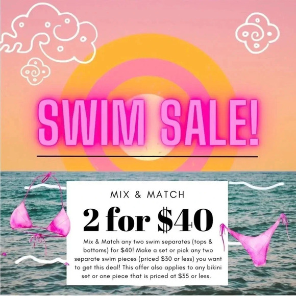 NEW! “Ryde or Dye” Pastel Tie Dye Triangle Bikini Bottoms - Picture 14 of 14